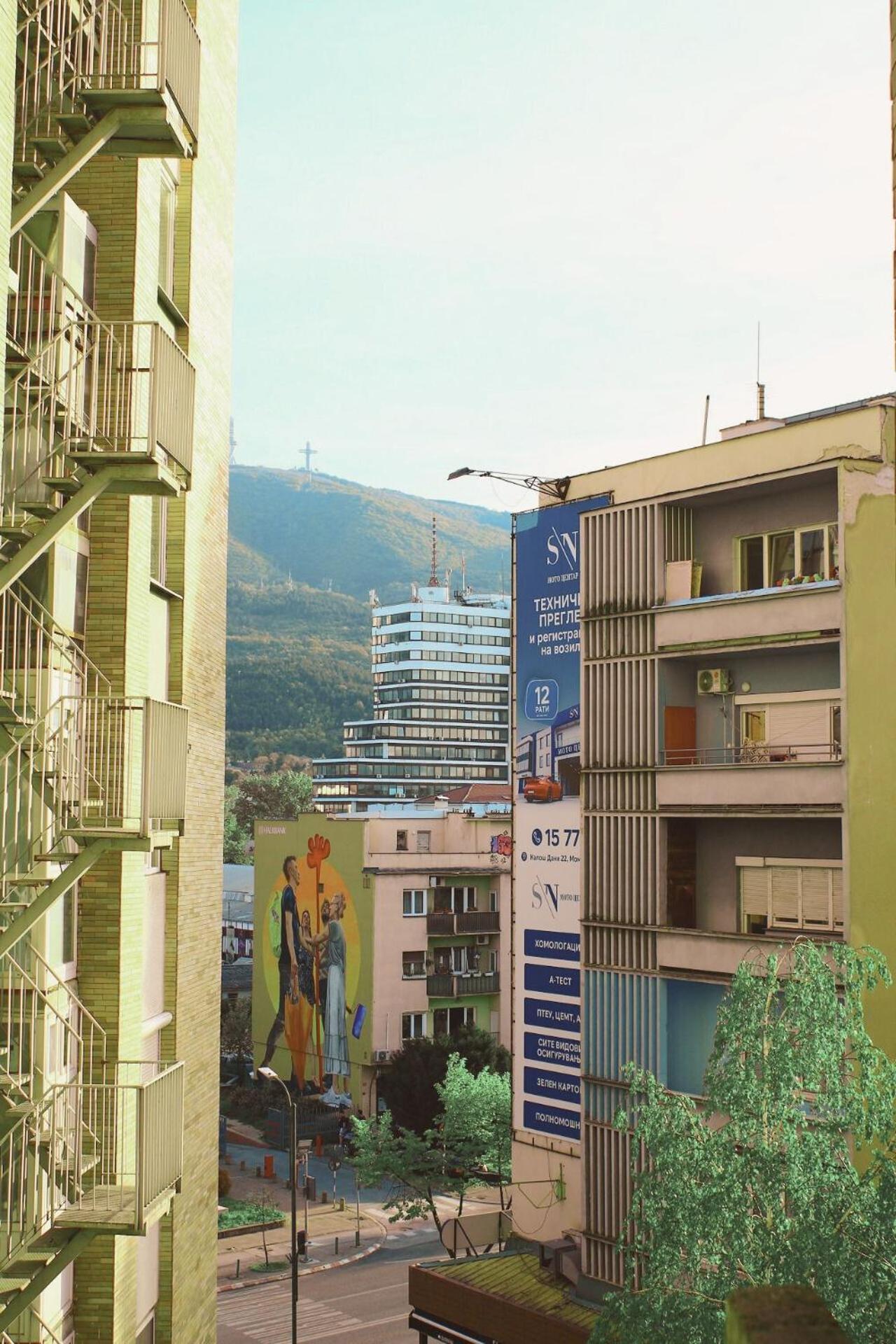 Sunny Center Apartment Skopje Exterior foto